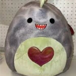 Squishmallows Xander The T-Rex Dinosaur 12”  Plush Gray